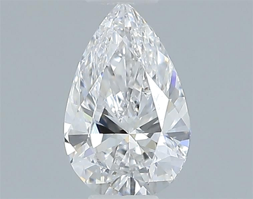 0.3 carat D-VVS1 Natūralus Pear Deimantas (1)