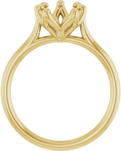 Sužadėtuvių Žiedas „Cathedral-Style Solitaire“ 14k yellow gold Pear 10mm x 7mm (2)