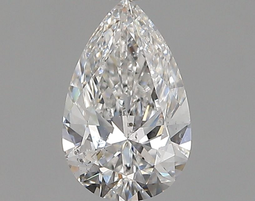 0.81 carat E-SI2 Natūralus Pear Deimantas (1)
