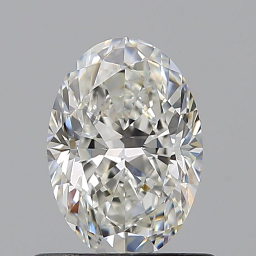 0.65 carat H-VVS2 Natūralus Oval Deimantas (1)