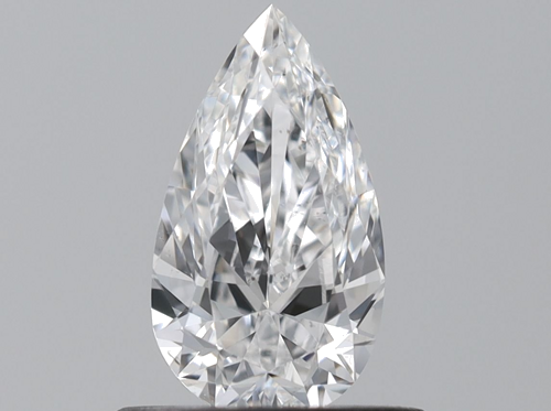 0.5 carat E-SI1 Natūralus Pear Deimantas (1)
