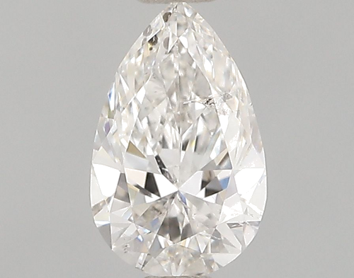 0.4 carat F-SI2 Natūralus Pear Deimantas (1)