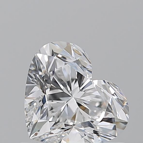 0.7 carat E-VVS2 Natūralus Heart Deimantas (1)