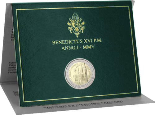 2005 Ватикан XX Всемирный день молодёжи монета 2 евро (3)