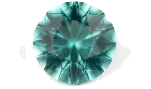 0.09 carat GREEN Round Smaragdas (1)