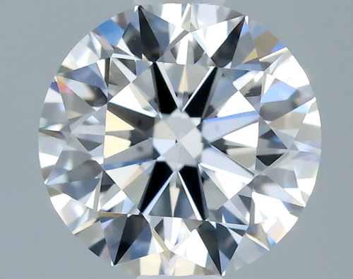 0.54 carat E-VS2 Excellent cut Natūralus Round Deimantas (1)