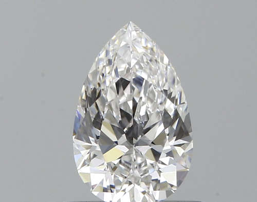 0.5 carat E-VVS1 Natūralus Pear Deimantas (1)