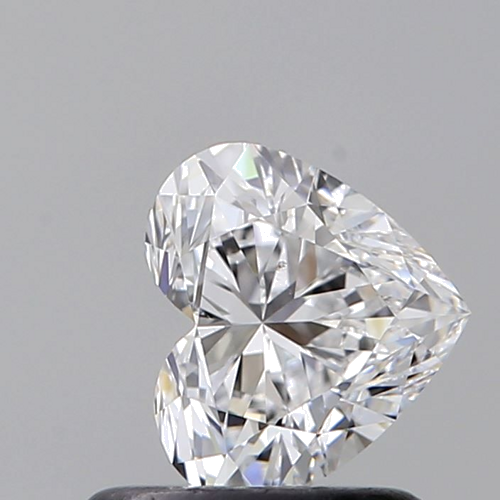 0.7 carat D-VS2 Natūralus Heart Deimantas (1)