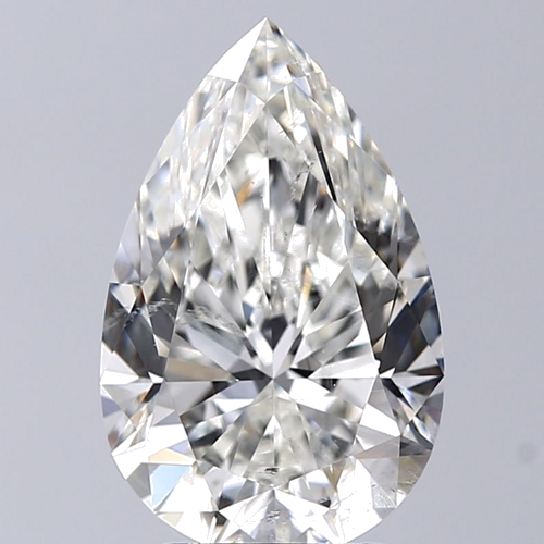 3.33 carat I-SI2 Natūralus Pear Deimantas (1)