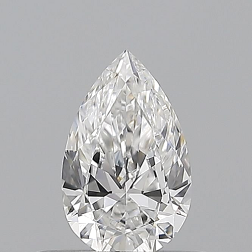 0.51 carat E-VVS2 Natūralus Pear Deimantas (1)