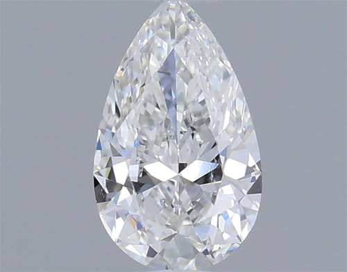 0.33 carat F-SI1 Natūralus Pear Deimantas (1)
