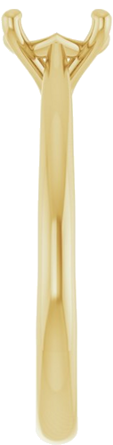 Sužadėtuvių Žiedas „Solitaire“ 18k yellow gold Round 6.5mm (4)
