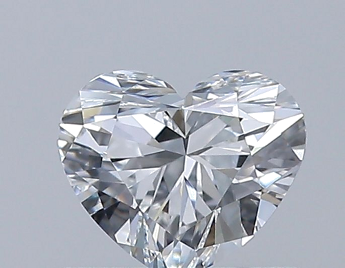 0.54 carat E-VVS2 Natūralus Heart Deimantas (1)