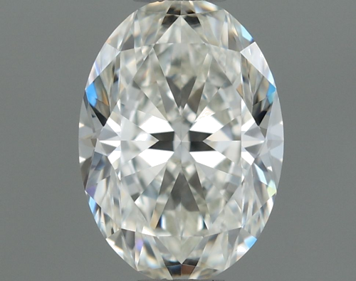0.61 carat I-VVS2 Natūralus Oval Deimantas (1)