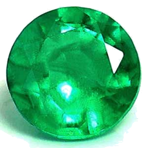 0.36 carat GREEN Round Smaragdas (1)