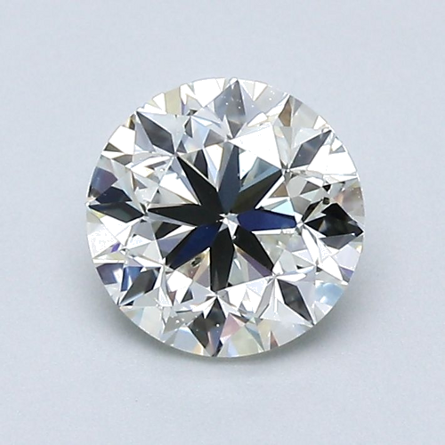 1.0 carat K-SI2 GD cut Natūralus Round Deimantas (1)