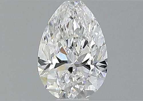0.5 carat E-IF Natūralus Pear Deimantas (1)