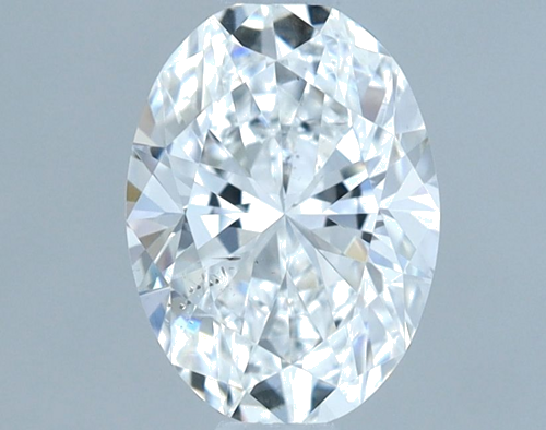 0.6 carat E-SI1 Natūralus Oval Deimantas (1)