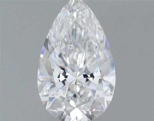 0.53 carat E-VS2 Natūralus Pear Deimantas (1)