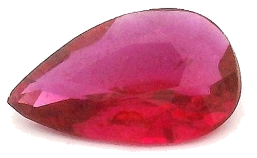 0.14 carat RED Pear Rubinas (1)