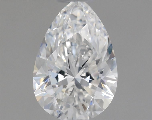 0.45 carat F-SI1 Natūralus Pear Deimantas (1)
