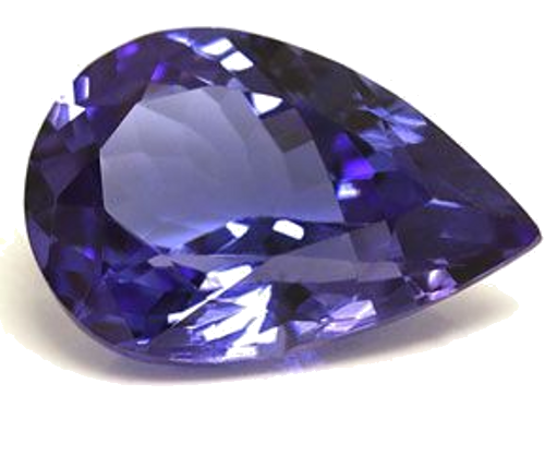 3.08 carat BLUE Pear Tanzanite (1)