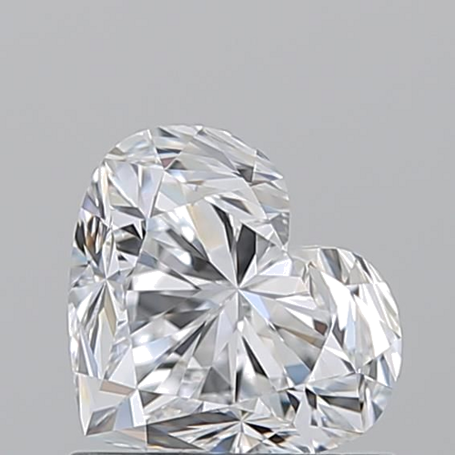 1.01 carat D-VVS2 Natūralus Heart Deimantas (1)