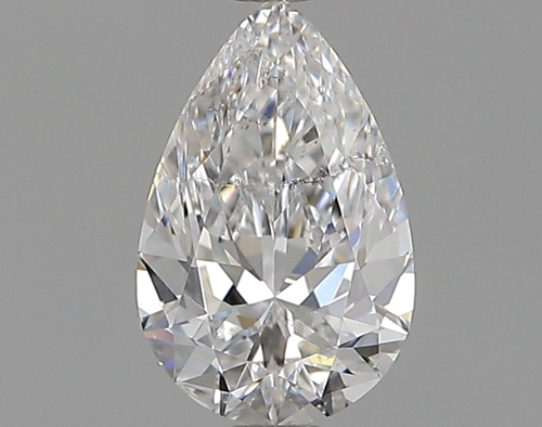 0.5 carat E-SI2 Natūralus Pear Deimantas (1)