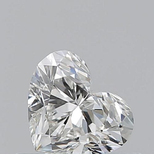 0.5 carat H-VVS2 Natūralus Heart Deimantas (1)