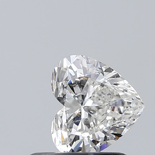 0.62 carat F-SI2 Natūralus Heart Deimantas (1)