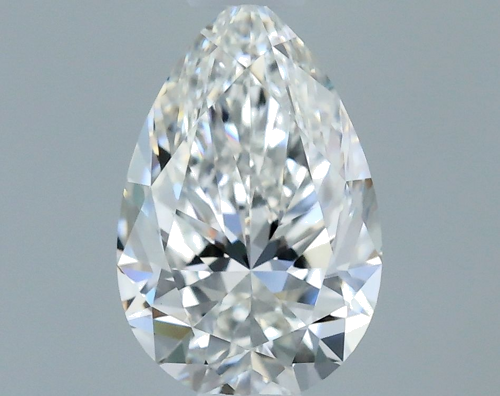 0.5 carat G-VVS2 Natūralus Pear Deimantas (1)