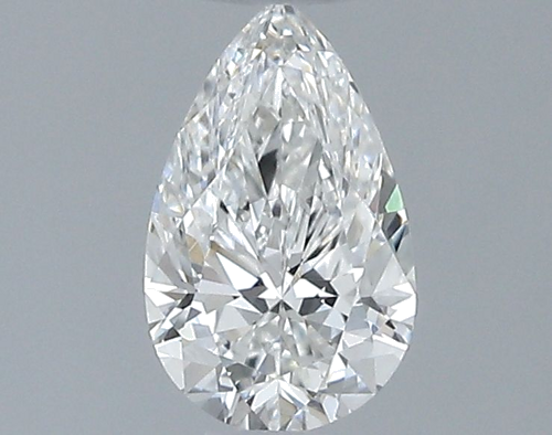 0.34 carat F-VS2 Natūralus Pear Deimantas (1)