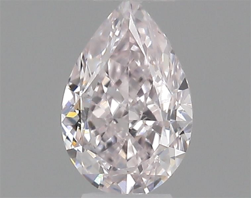 0.15 carat Faint Pink-VS2 Natūralus Pear Deimantas (1)