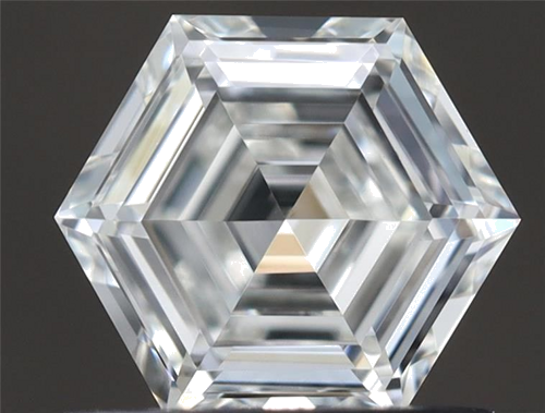 0.55 carat G-VVS2 Natūralus Hexagonal Deimantas (1)