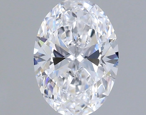 0.53 carat D-VVS2 Natūralus Oval Deimantas (1)