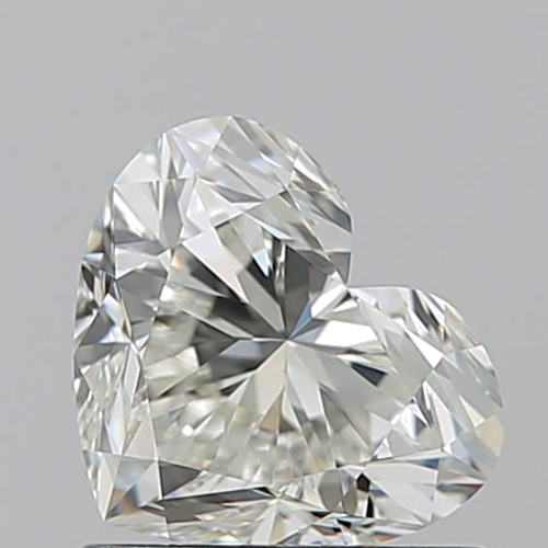 1.01 carat K-VVS2 Natūralus Heart Deimantas (1)
