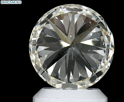 3.01 carat J-SI1 Very Good cut Natūralus Round Deimantas (1)