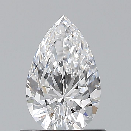 0.7 carat D-IF Natūralus Pear Deimantas (1)