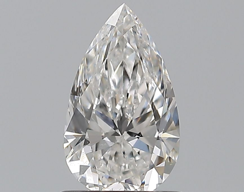 1.0 carat E-SI1 Natūralus Pear Deimantas (1)