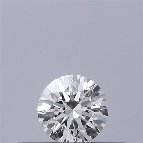 0.19 carat F-VVS1 Excellent cut Natūralus Round Deimantas (1)