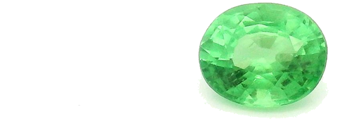 0.46 carat GREEN Oval Garnet (1)