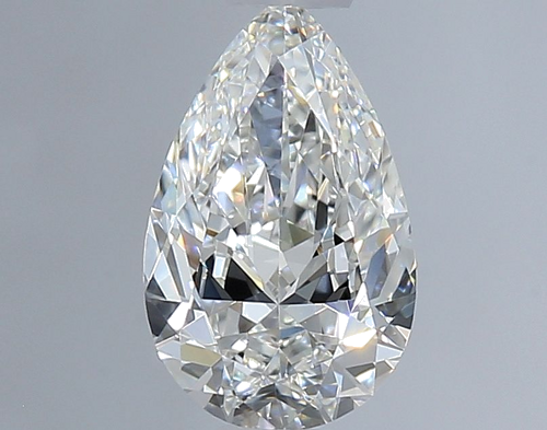 0.5 carat G-VS1 Natūralus Pear Deimantas (1)