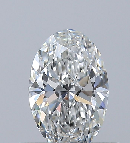 0.4 carat F-VVS1 Natūralus Oval Deimantas (1)