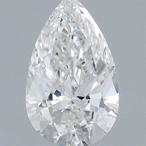 0.5 carat F-VS2 Natūralus Pear Deimantas (1)