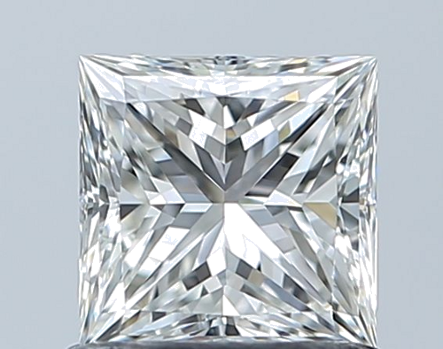 0.91 carat G-VVS2 Natūralus Princess Deimantas (1)