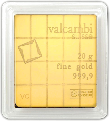 20 x 1 гр. CombiBar™ Инвестиционни златни кюлчета Valcambi (1)