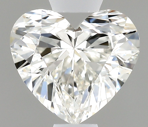 0.6 carat H-VVS2 Natūralus Heart Deimantas (1)