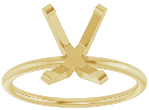 Sužadėtuvių Žiedas „Solitaire“ 14k yellow gold Emerald 9mm x 7mm (3)