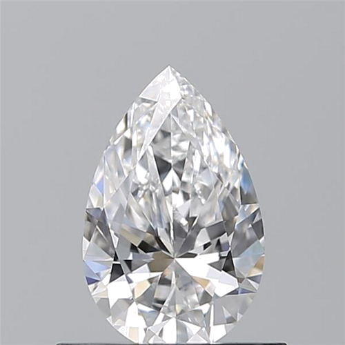 0.56 carat D-VVS2 Natūralus Pear Deimantas (1)