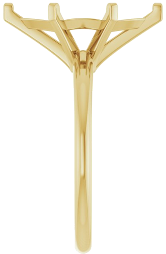 Sužadėtuvių Žiedas 14k yellow gold Marquise 15mm x 7mm (4)